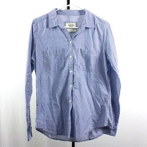 Abercrombie & Fitch Pinstriped Button-Down Shirt